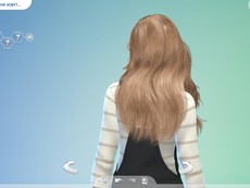 Причёска WINGS-TZ0920 от wingssims