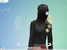 Прическа Aurum Sims 4 003