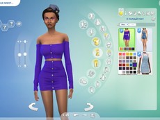 Платье Ribbed Two Piece Mini