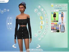 Платье Ribbed Two Piece Mini