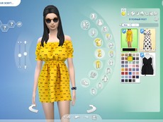 Платье Puff Sleeve Off Shoulder Dress