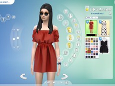 Платье Puff Sleeve Off Shoulder Dress