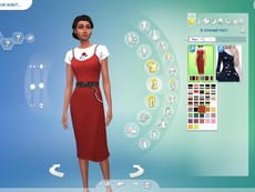 Платье Layered Belt Dress