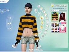 Свитер Cropped Turtleneck Sweater