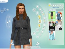 Платье Belted Fur