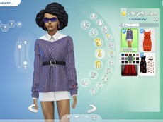 Платье Belted Sweater Dress Shirt