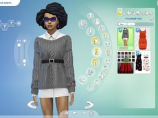 Платье Belted Sweater Dress Shirt