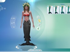 Хвост русалки GOLD Mermaid Tail