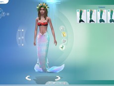 Хвост русалки GOLD Mermaid Tail
