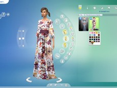 Платье belted evening gown