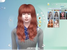 Прическа Angie от TsminhSims