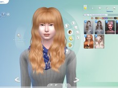 Прическа Angie от TsminhSims