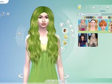 Женская прическа Long curly