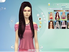 Прическа skysims Hair 233