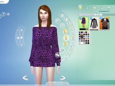 Платье Off Shoulder Sweatshirt Dress