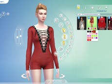 Комбинезон Lace Up Romper