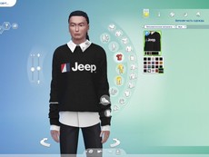 Свитер SWEATSHIRT WITH SAFETY PIN SHIRT