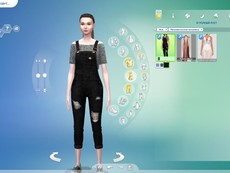 Комбинезон Denim Overall Outfit