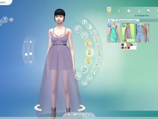 Прозрачное платье The Queen от sims2fanbg