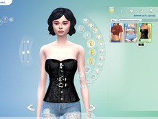 Корсет Bad Girl от FashionRoyaltySims