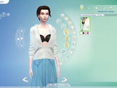 Рубашка Shirt With Bra от sims2fanbg