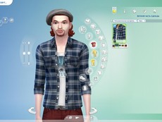 Клетчатая рубашка от sims2fanbg