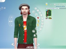 Клетчатая рубашка от sims2fanbg