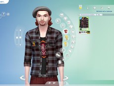 Клетчатая рубашка от sims2fanbg
