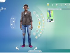 Мужские рваные джинсы от sims2fanbg