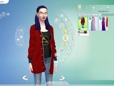 Легкое пальто от sims2fanbg