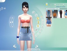 Юбка Janeth belted denim skirt