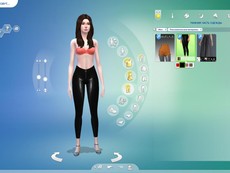 Леггинсы Female Leather Casual Pants