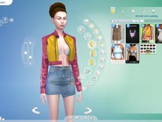 Куртка и топ Avril biker top