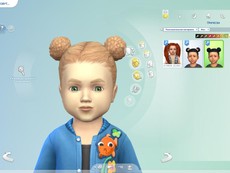 Прическа для малышек Laila and Leah hair