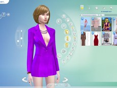 Платье и колготки lilith leather blazer dress