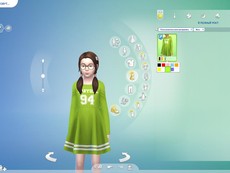 Платье Long Sleeve Striped Dress KID F