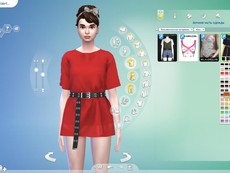 Футболка с ремнем andrea belted tshirt dress