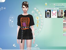 Футболка с ремнем andrea belted tshirt dress