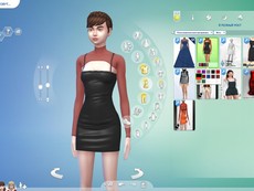 Платье Mesh Layer Spaghetti Strap PU Bodycon