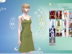 Платье Linen sundress with ribbons Adult