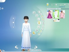 Детское платье с принтом