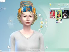 Женская вязаная шапка