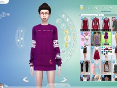 Платье анютины глазки