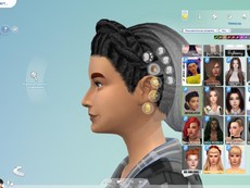 Прическа Natural Dread Twist Bun