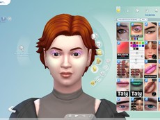 Тени для век со снежинками