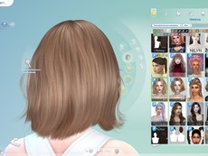 Короткие пушистые волосы WINGS-TO0726