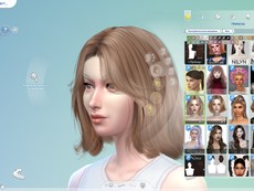 Короткие пушистые волосы WINGS-TO0726