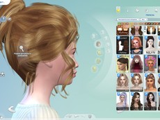 Прическа с кудрявым пучком