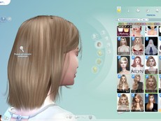 Длинные волосы mi sims(ROSE) от S-CLub