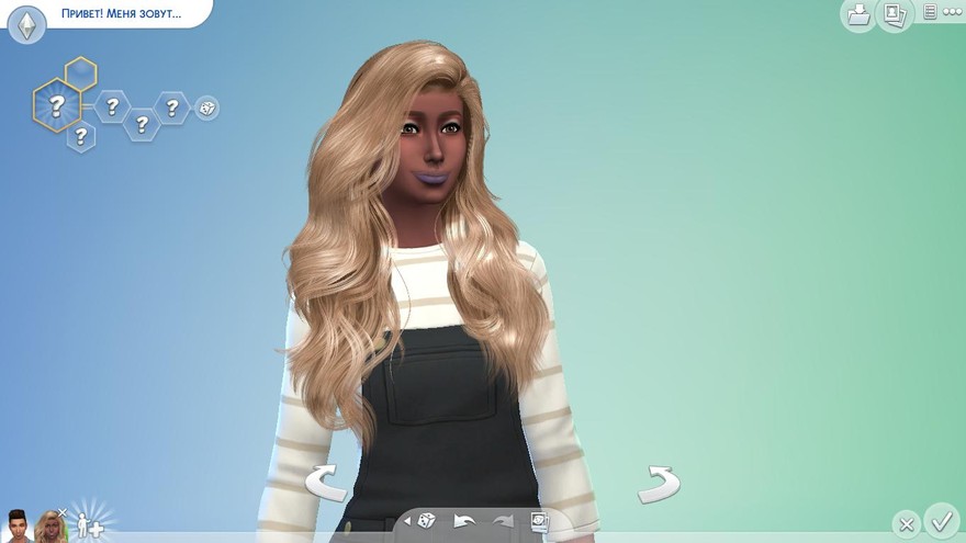 Причёска WINGS-TZ0920 от wingssims